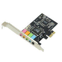 คุณภาพสูง PCI-E Audio Digital Sound Card 5 1 Solid Capacitors CMI8738 6H Chipset CD Driver