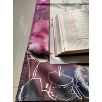 Small Folding Travel Prayer Rug Portable Pocket Size Beautiful Asyafa Not Floral Series Women