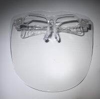 hotx 【cw】 Transparent Plastic Safety Faces Shields Adult Spare Visors Masks