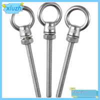 XIUZH 5pcs 316สแตนเลสสตีล สลักเกลียวตา M6 ทนทานสำหรับงานหนัก สลักเกลียวไหล่ พร้อมน๊อต ยาว1/4x2.36ค่ะ สลักเกลียวสำหรับยกตา เกรดทางทะเล