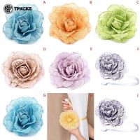 European Style Flower Curtain Strap Tie Rope Magnet Curtain Buckle Curtain Clip