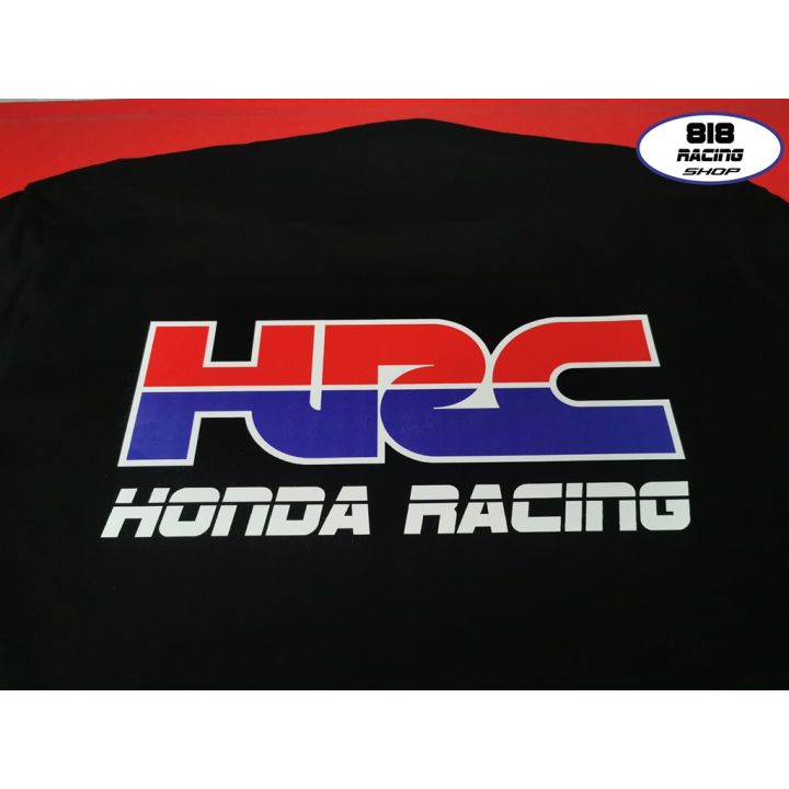 new-เสื้อยืดฮอนด้า-เสื้อซิ่ง-cotton-100-hrc-honda-racing