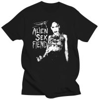 【New】ALIEN SEX FIEND Nik Fiend เสื้อคริสเตียน Death Virgin พรุน Siouxsie และ Banshees Bauhaus ตระกูล Xymox แป้นซ้อมกลองขนาด London After