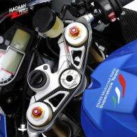 Untuk BMW S1000RR Dan HP4 2012-2014 3D Pelindung Tiga Kuk Atas Tampak Karbon