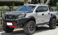 กันชนหน้าใหญ่เต็ม nissan navara Np300 2014-2020 (OP) navara 2014-2020bull bar กันชนหน้าเหล็กหนา กันชนหน้าออฟโรด