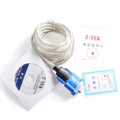 ‘；【。- Industrial Grade PLC Conversion Cable USB To RS232 Serial Port Z-TEK Universal Data Programming Download Line USB-232