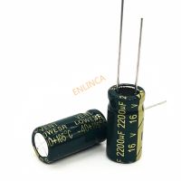 16V 2200UF 10*20  high frequency low impedance aluminum electrolytic capacitor 2200uf 16v 20% Electrical Circuitry Parts