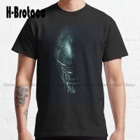 Alien - Alien 1979 Horror Xenomorph Movie Dark Classic T-Shirt Funny Art Streetwear Cartoon Tee Xs-5Xl Unisex Digital Printing