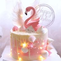 Birthday Decoration Accessories Dessert Table Resin Pink Fashion 19x11cm 1 Piece