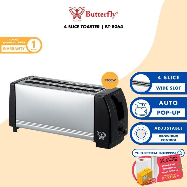 Butterfly 4 Slice Toaster BT8064 Lazada