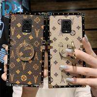 เคสโทรศัพท์ลายหนังคลาสสิก,เคสแหวนหมุนได้360องศาสำหรับ Xiaomi Redmi Note 9 Note 9S Note 9 Pro