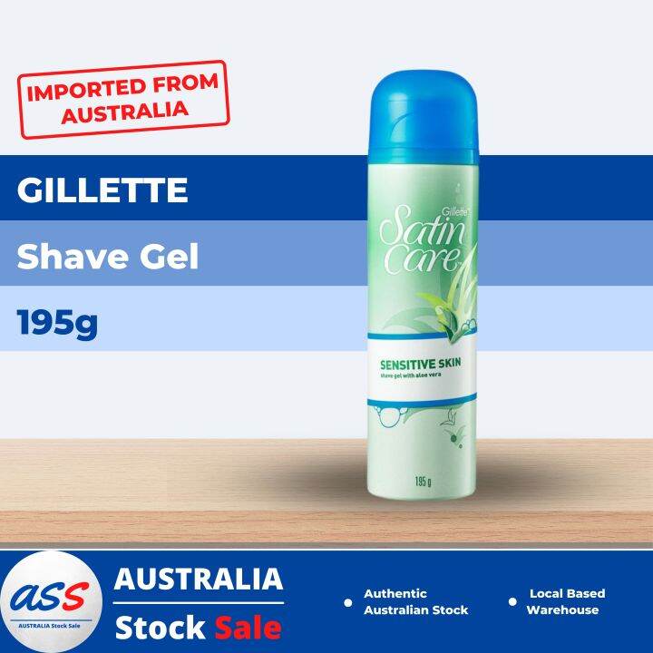 Gillette Venus Satin Care Sensitive Skin Shave Gel for Women, 195g