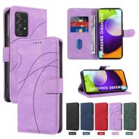 เคสโทรศัพท์หนังสำหรับ Samsung A04 A04S A04E A12 A13 A14 A22 A23 A24 A32เคสโทรศัพท์ A52 A52S A53 A54 A72กระเป๋าเงิน5G M54ฝากระเป๋าสตางค์5G