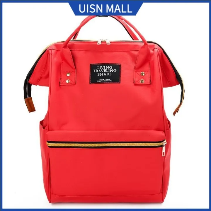 Fashion bag Left UISN Korean backpack waterproof fabric backpack 86606