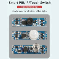 1Pc 12V 24V เปิดปิดหรี่แสงได้ Touchless Ir Hand Sweep Wave Wardobe ตู้ PIR Induction Sensor Switch Sensor โมดูล