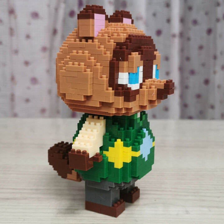 sc-4010-06-animal-world-raccoon-tom-nook-merchant-boss-ตุ๊กตาสัตว์เลี้ยง-diy-mini-diamond-blocks-อิฐของเล่นสำหรับเด็กไม่มีกล่อง