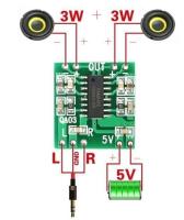 【YF】№▪✲  1pcs/5pcs/10pcs PAM8403 Audio 2x3W Digital Amplifier Board for Class D Stereo Module 5V