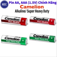 CHÍNH HÃNG Vỉ 2 Viên Pin AA, AAA Plus Alkaline Super Heavy Duty CAMELION thumbnail