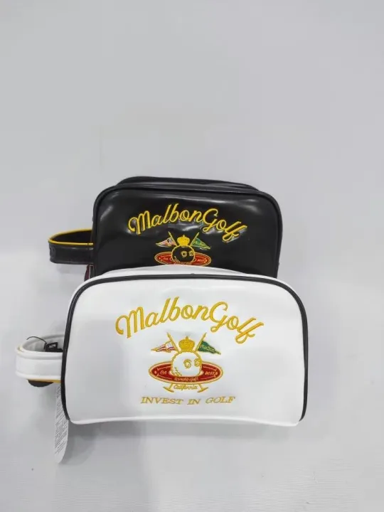 กระเป๋าถือใบเล็กกอล์ฟ-malbon-ชายและหญิงถุงจิปาถะลามิเนตกระเป๋าเก็บของ-dompet-koin-กระเป๋าใส่ลูกบอลเล็ก