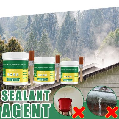 30/100g Waterproof Coating Invisible Paste Sealant Polyurethane Glue with Brush Adhesive Repair Glue for Home Roof Bathroom