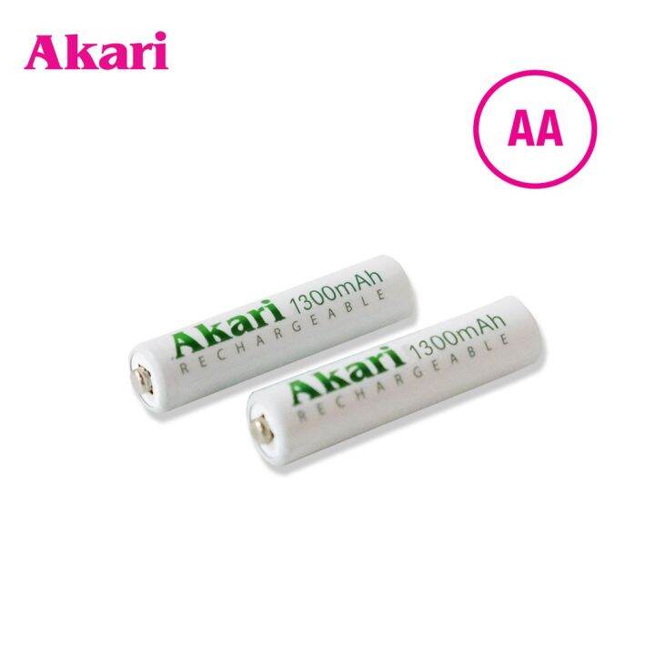 Battery Akari Rechargeable Battery AA (ARB1300MHBP2) Lazada PH
