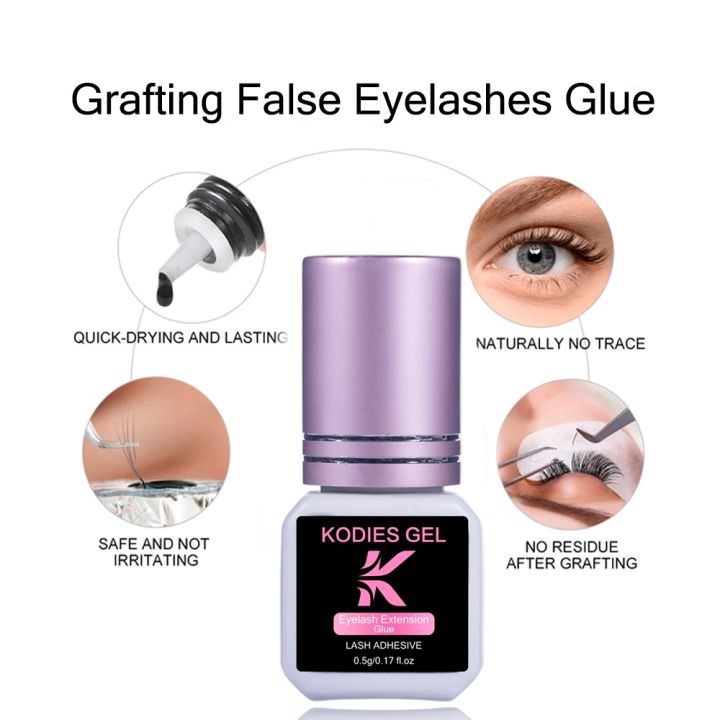kodies-gel-extra-strong-eyelash-glue-extension-supplies-5g-0-5-second-dry-lash-glue-for-false-eyelash-waterproof-adhesive-lift