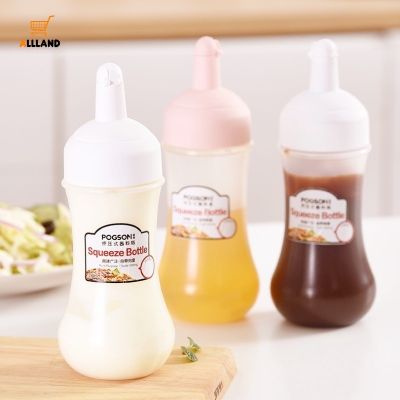Souce Mustard Cooking Condiment Bottle/ Squeeze Food Dispenser/ Olive Oil Cooking Condiment Bottles/ Plastic Transparent Bottle