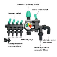 เครื่องป้องกันพืช Way ผู้จัดจำหน่ายน้ำแรงดันสูงสารกำจัดศัตรูพืชพ่นความดันควบคุมสเปรย์สาขาที่มีวาล์ว Cont