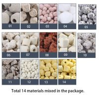 100g 250g 14 Types Aquarium Bio Balls Biochemical Ball Filter Media for Aquarium Filter Accessories for Fish Tank Hot Selling Filters Accessories