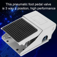 G1/4 Pneumatic Pedal Valve เกลียวอากาศนิวเมติกเหยียบวาล์วสวิทช์ 3 วิธีที่ 2 ตำแหน่งเท้ากดควบคุม G1/4