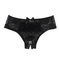 Women Lingerie Opening Crotch Panties Exotic Underpants Female Lace Transparent Crotchless Female Intimates 5XL