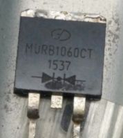 5ชิ้น Mur1060ct Murb1660 U1660 600V 16a กับ-263