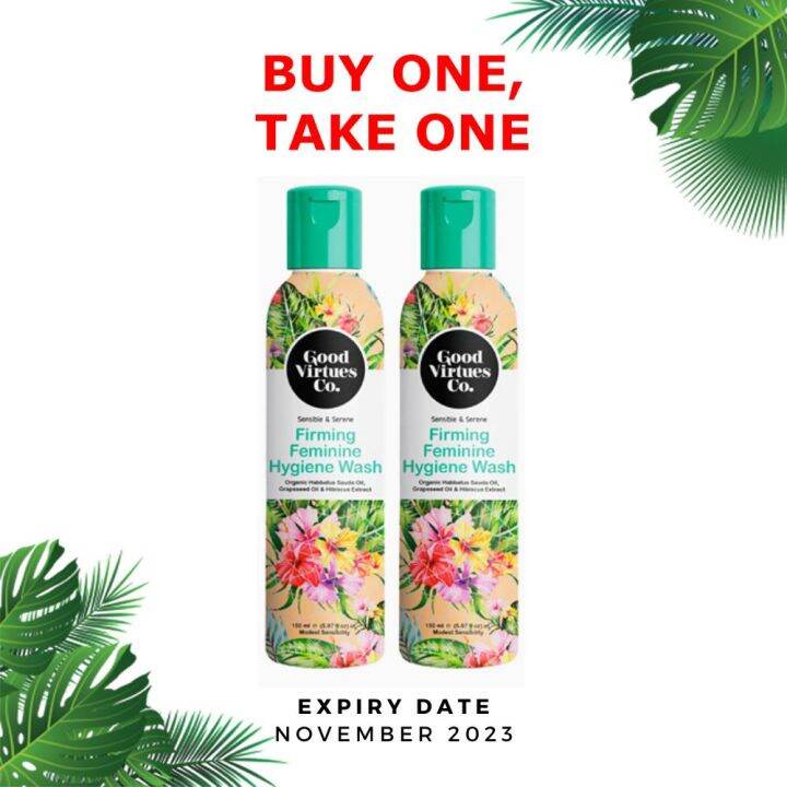 Good Virtues Co. Buy 1 Take 1 Firming Feminine Wash 150ml Lazada PH