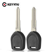 KEYYOU 10Pcs MIT11 MIT8 Transponder Key Shell สำหรับ Mitsubishi Colt Outlander Mirage Pajero Remote Key ไม่มีชิปซ้ายขวาใบมีด