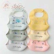 Yếm Máng Ăn Dặm Silicone MUSLIN TREE