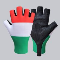 hotx【DT】 Gloves Shockproof Breathable Cycling Half  MTB Road Guanti Guantes De Ciclismo Hombre