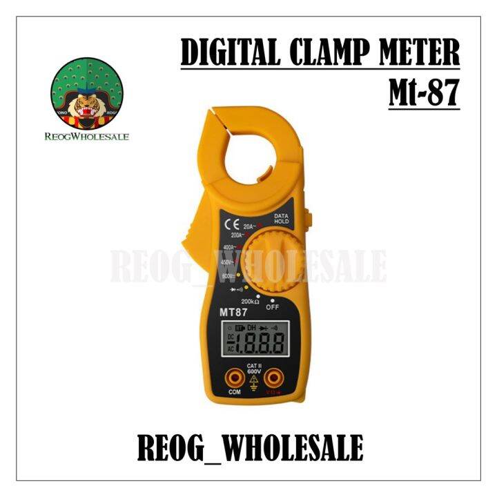 Digital Clamp Meter MT87 Tang Ampere Multimeter MT87 Kabel Tester Ukur