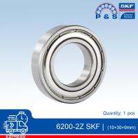 ตลับลูกปืนเม็ดกลมร่องลึก 6200-2Z SKF (ฝาเหล็ก)