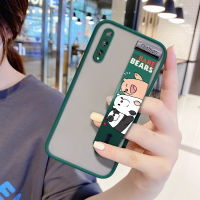 UCUC เคสโทรศัพท์เคสสำหรับ หัวเหว่ยY8Pเคสมือถือ เคสโทรศัพท์ เคส สาวเคสใส่โทรศัพท์กันกระแทกFrostedกลับการ์ตูนSoft Edge Fullฝาครอบเลนส์ป้องกันเลนส์โทรศัพท์บางเฉียบกรณี (มีสายรัดข้อมือ)