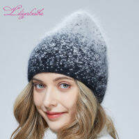 LILIYABAIHE Autumn and winter hat women Light discoloration Two-color splicing dots Flanging hat 5 Available colors