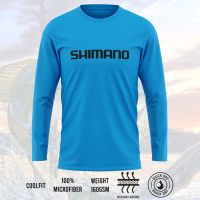 Shimano Baju Panching แขนยาวเจอร์ซีย์ 160 แกรมไมโครไฟเบอร์ตกปลาเสื้อตกปลาผ้าเดินป่าขี่จักรยานกลางแจ้ง