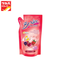 BENICE CHERRY BERRY PURIFY SHOWER CREAM RED 400 ML POUCH / บีไนซ์ครีมอาบน้ำ สูตรเพื่อผิวอ่อนเยาว์ แดง 400 มล. ถุงเติม