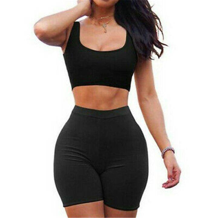 2-piece-yoga-sets-sportswear-women-gym-clothing-sexy-sleeveless-sports-bra-high-waist-short-solid-seamless-shorts-fitness-suit