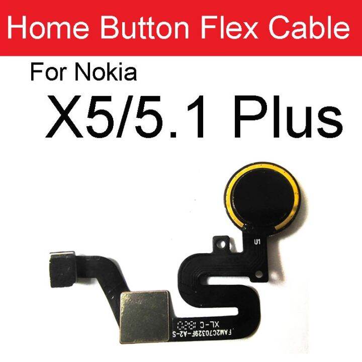 ลายนิ้วมือเซนเซอร์-flex-ribbon-สําหรับ-nokia-5-5-1-6-6-1-7-8-plus-x5-x6-back-home-button-return-key-touch-sensor-flex-cable-parts