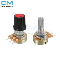 10PCS lot Red Linear Taper Rotary Potentiometer Cap Knob Potentiometer Resistor 1K 2K 5K B10K B20K B50K B100K 250K 500K 1M Ohm