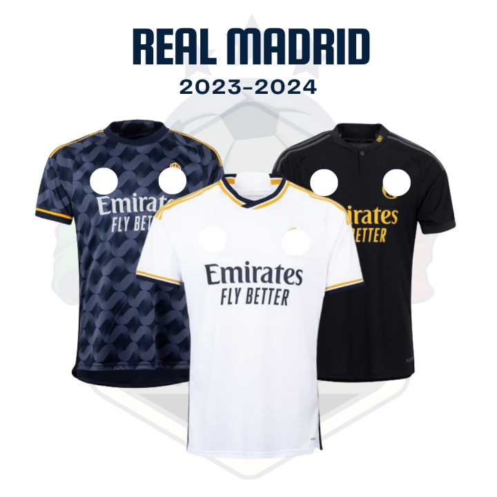 (READY STOCK) Real_Madrid_Home Away 3rd Third Whole Kit 2023/2024 ...