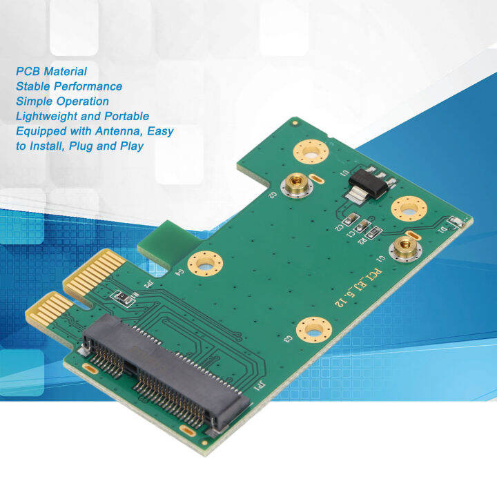 mini-pcie-อะแดปเตอร์การ์ดเน็ตสำหรับ-pcie-วัสดุ-pcb-ประสิทธิภาพที่เสถียรสำหรับสำหรับเดสก์ทอปคอมพิวเตอร์ในบ้าน