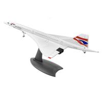 【LZ】 Modelo supersônico da aeronave do passageiro de 1/200 concorde para a coleção estática da exibição