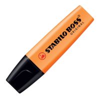 ปากกาเน้นข้อความสตาบิโล บอส สีส้ม 1 กล่อง มี 10แท่ง : 4006381215770