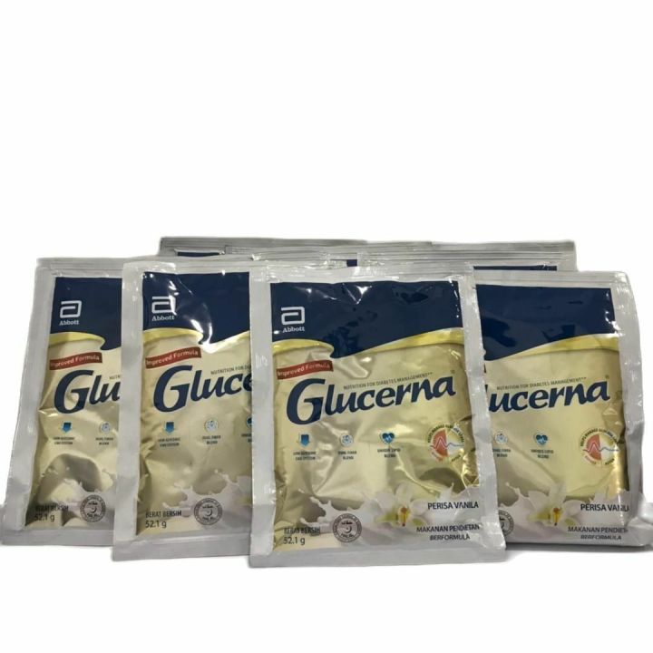 Glucerna Vanilla Trial Pack sachet packet sach 52.1g (Exp Year 2024